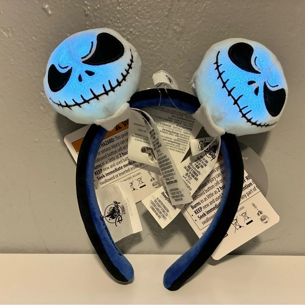 Disney Parks Jack Skellington Plush Create Your Own Headband